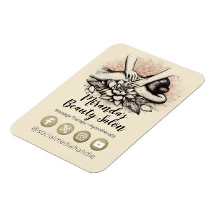 Massage Therapy Healing Hands Energy Spa Wellness Magnet