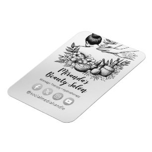 Massage Therapy Healing Hands Energy Spa Wellness Magnet