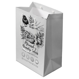 Massage Therapy Healing Hands Energy Spa Wellness Medium Gift Bag