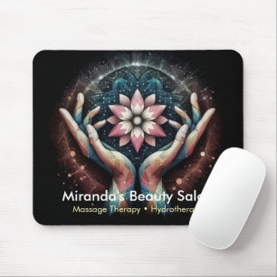 Massage Therapy Healing Hands Energy Spa Wellness Mouse Mat