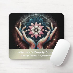 Massage Therapy Healing Hands Energy Spa Wellness Mouse Mat