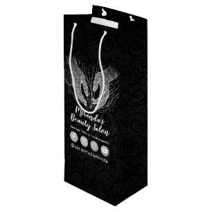 Massage Therapy Healing Hands Energy Spa Wellness Wine Gift Bag