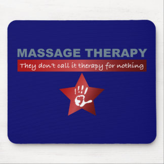 Massage Therapy in Ruby Red Mouse Mat