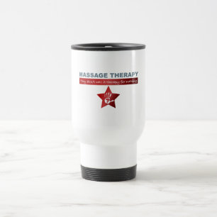 Massage Therapy in Ruby Red Travel Mug
