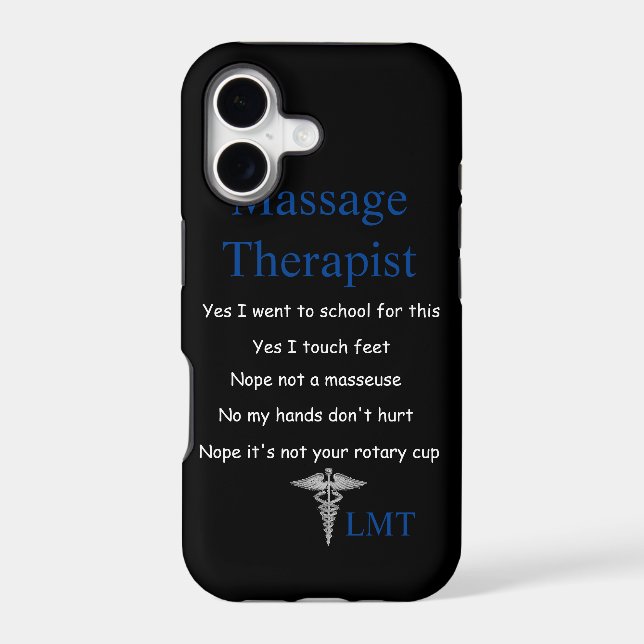 Massage Therapy IPhone Case (Back)