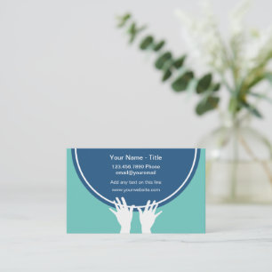 Massage Therapy Modern Business Cards 