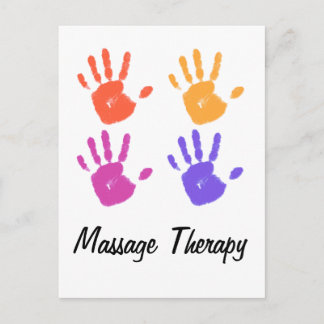 Massage Therapy postcard