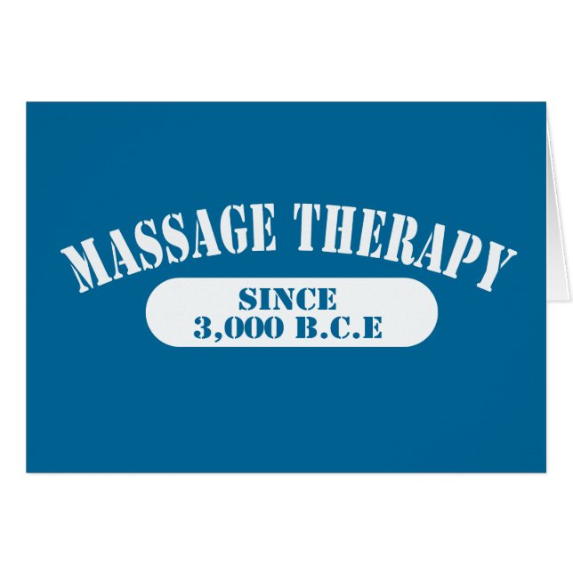 Massage Therapy Since 3,000 B.C.E. (Front Horizontal)