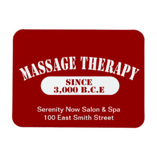 Massage Therapy Since 3,000 B.C.E. Magnet