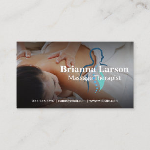 Massage Therapy Specialist   Spa Resort Business Card
