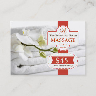 Massage Therapy Voucher Discount Card