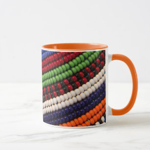 Massai Tribal Bead Pattern Mug
