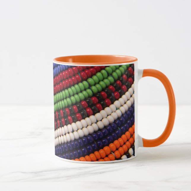 Massai Tribal Bead Pattern Mug (Right)
