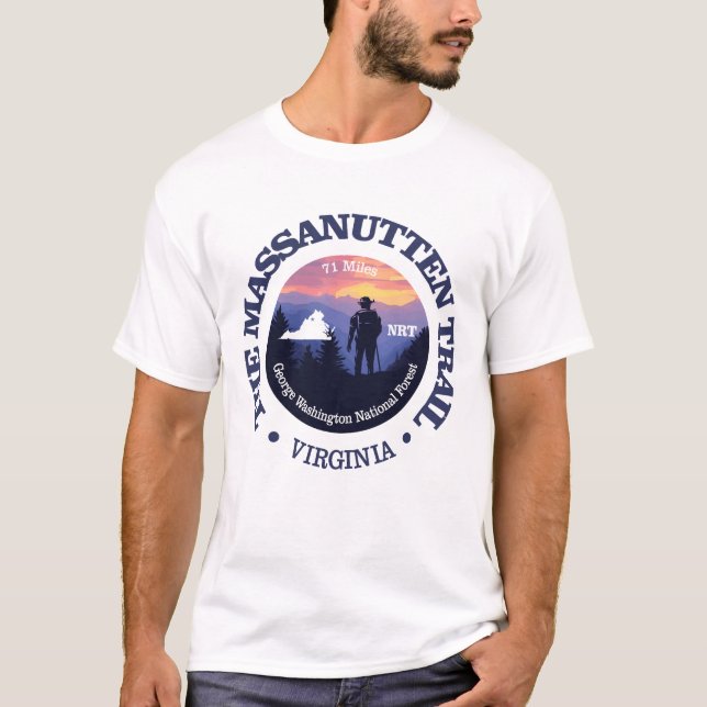 Massanutten Trail (rd2) T-Shirt (Front)