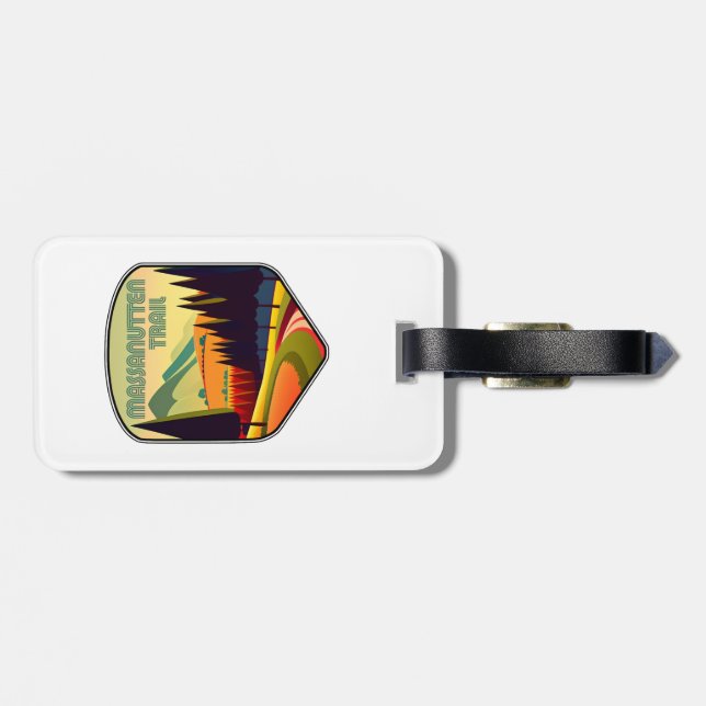 Massanutten Trail Virginia Colours Luggage Tag (Back Horizontal)