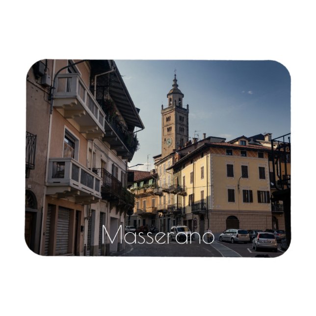 Masserano Evening Skyline, Biella, Italy Magnet (Horizontal)