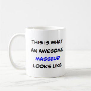 masseur, awesome coffee mug