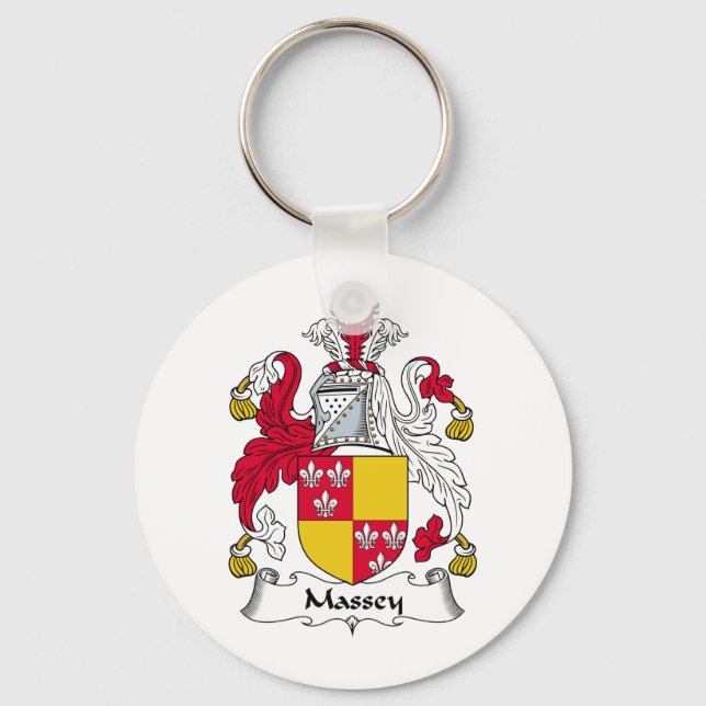 Massey Family Crest Key Ring (Front)