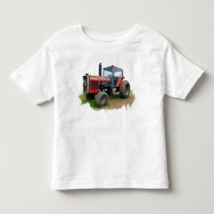 Massey Ferguson Red Tractor in the Field Toddler T-Shirt
