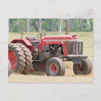 Massey Ferugson Super 90 Sitting On A Sunny Day Postcard