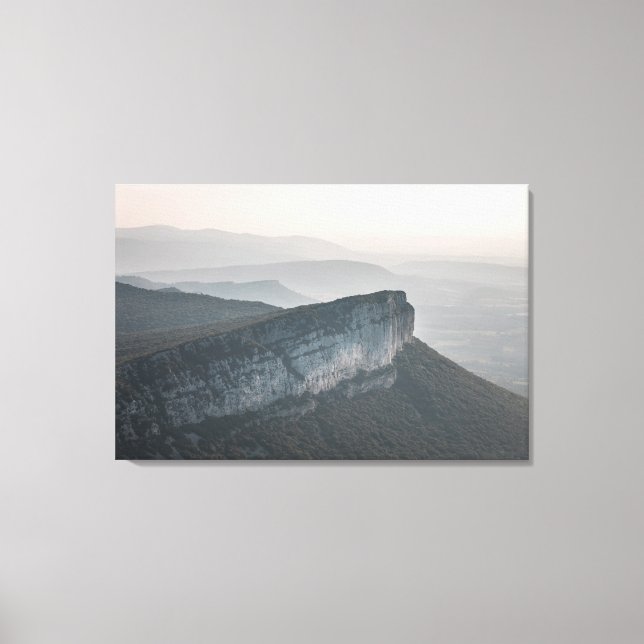 Massif Central France Canvas Print (Front)