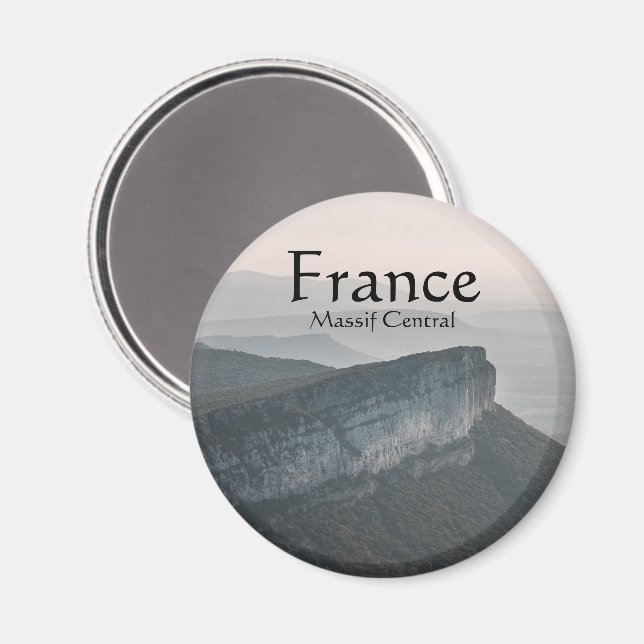 Massif Central France Magnet (Front/Back)