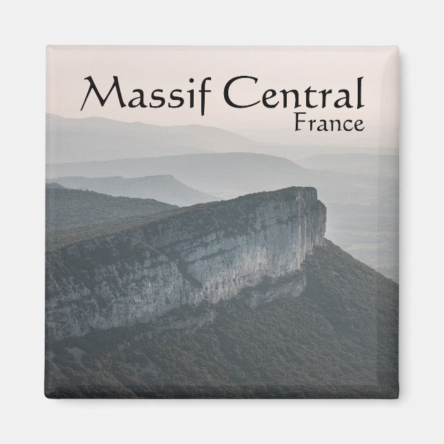 Massif Central France Magnet (Front)
