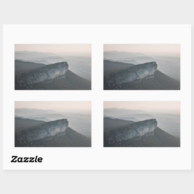 Massif Central France Rectangular Sticker (Sheet)