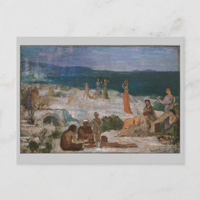 Massilia, Greek Colony by Puvis de Chavannes Postcard (Front)