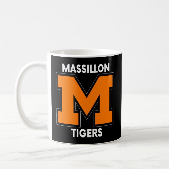 Massillon M Sports Football Baseball Basketball Ti Coffee Mug (Left)