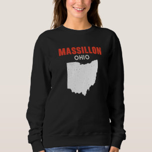MASSILLON Ohio USA State America Travel Ohioan   Sweatshirt