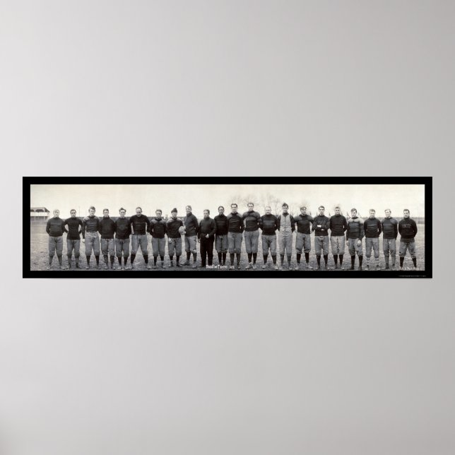 Massillon Tigers Football Photo 1905 Poster (Front)