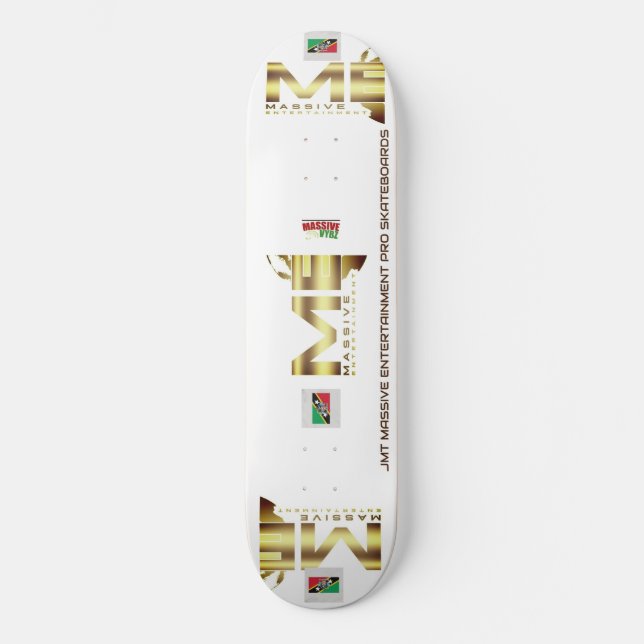MASSIVE. ENT  OFFICIAL 8 1/4" Skateboard Deck (Front)
