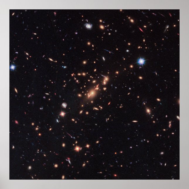 Massive Galaxy Cluster Macs J2129-0741 Poster (Front)