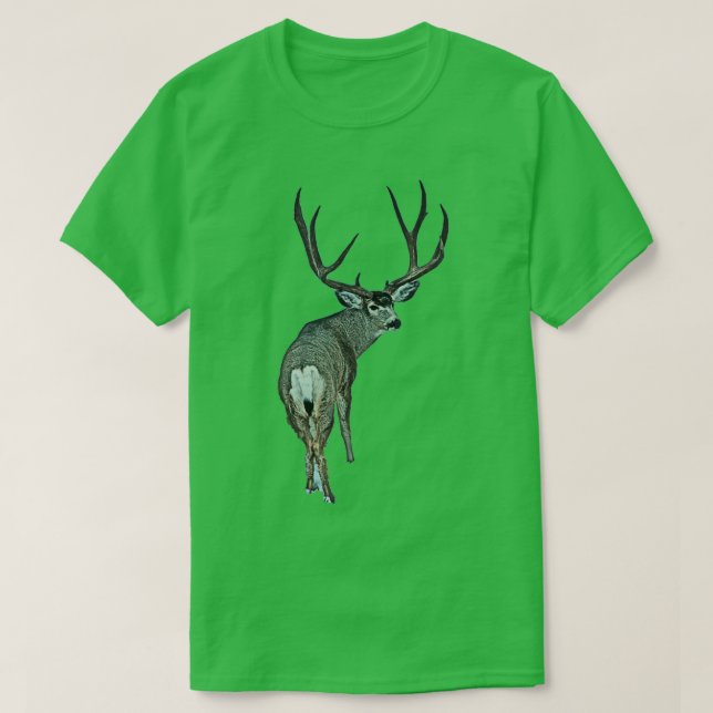 Massive mule deer buck T-Shirt (Design Front)