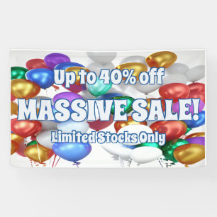 Massive sale Vinyl Banner 3' x 5' Banner