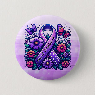 Mast Cell Activation Syndrome MCAS Warrior 6 Cm Round Badge