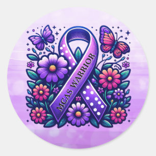 Mast Cell Activation Syndrome MCAS Warrior Classic Round Sticker