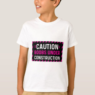 Mastectomy Breast Cancer Breast Under Construction T-Shirt