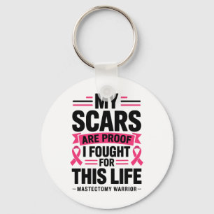 Mastectomy Funny Breast Cancer 1 Key Ring