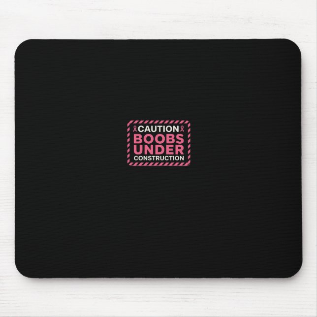 Mastectomy Funny Breast Cancer  Mouse Mat (Front)