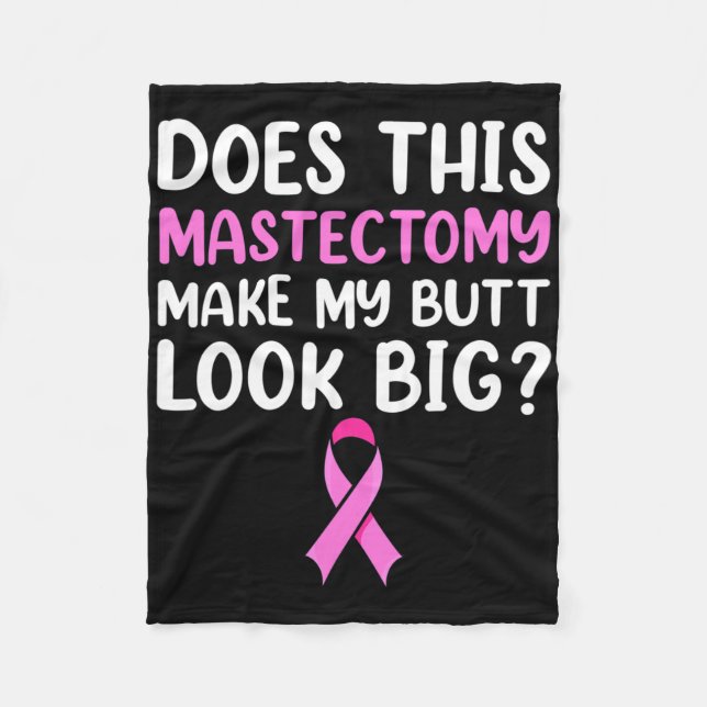 Mastectomy Survivor Recovery Apparel  Fleece Blanket (Front)