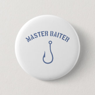Master Baiter #4 6 Cm Round Badge