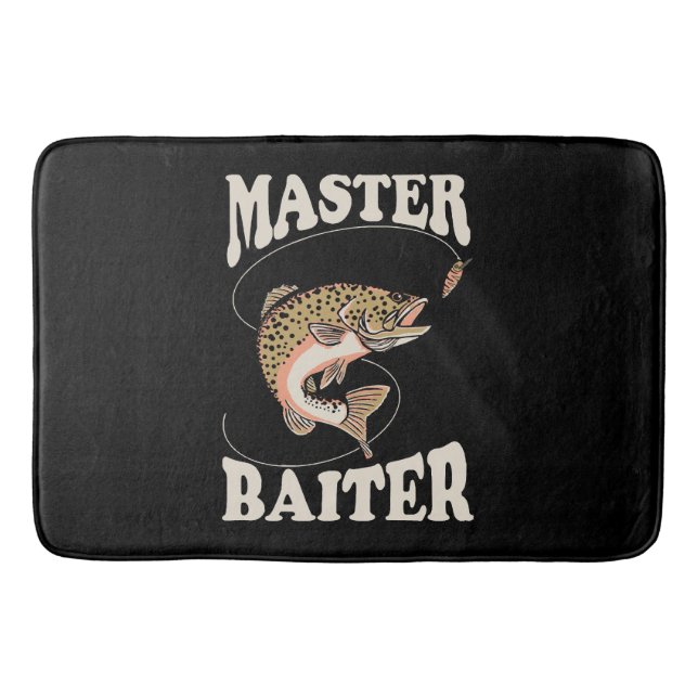 Master Baiter Fishing Bath Mat (Front)
