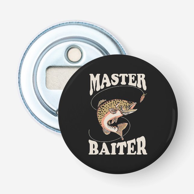 Master Baiter Fishing Bottle Opener (Front)