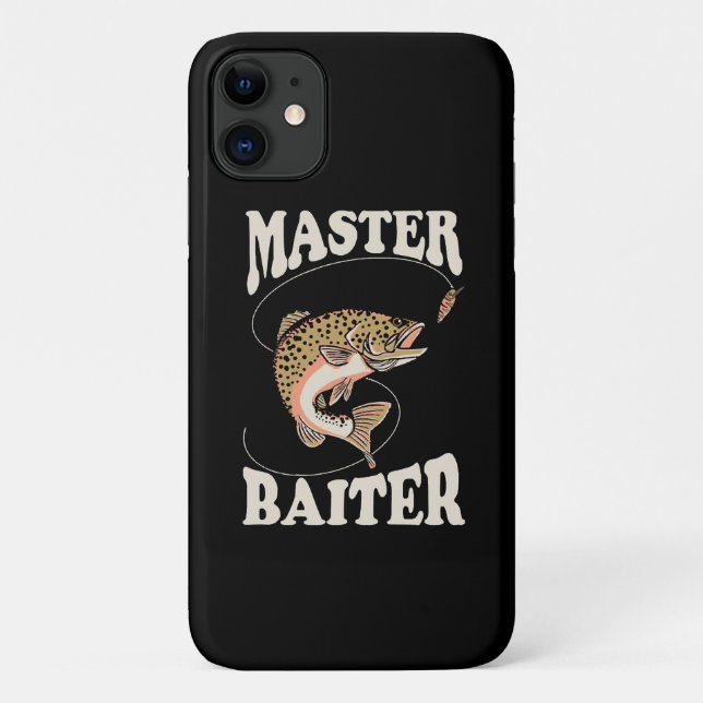 Master Baiter Fishing Case-Mate iPhone Case (Back)