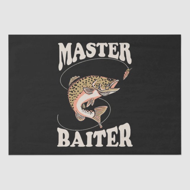 Master Baiter Fishing Tissue Paper (Front)