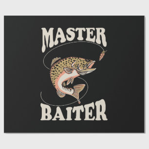 Master Baiter Fishing Wrapping Paper