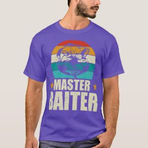 Master Baiter Retro Vintage Sunset Funny Fishing G T-Shirt