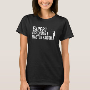 Master Baiter Vintage Bass Fishing Fisherman Men 1 T-Shirt